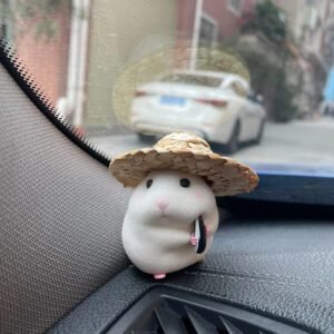 Car Decoration Hamster Car Accessories New Console Cute Doll Car Interior Pendant   Decoration  Cool  Decoration Accesories