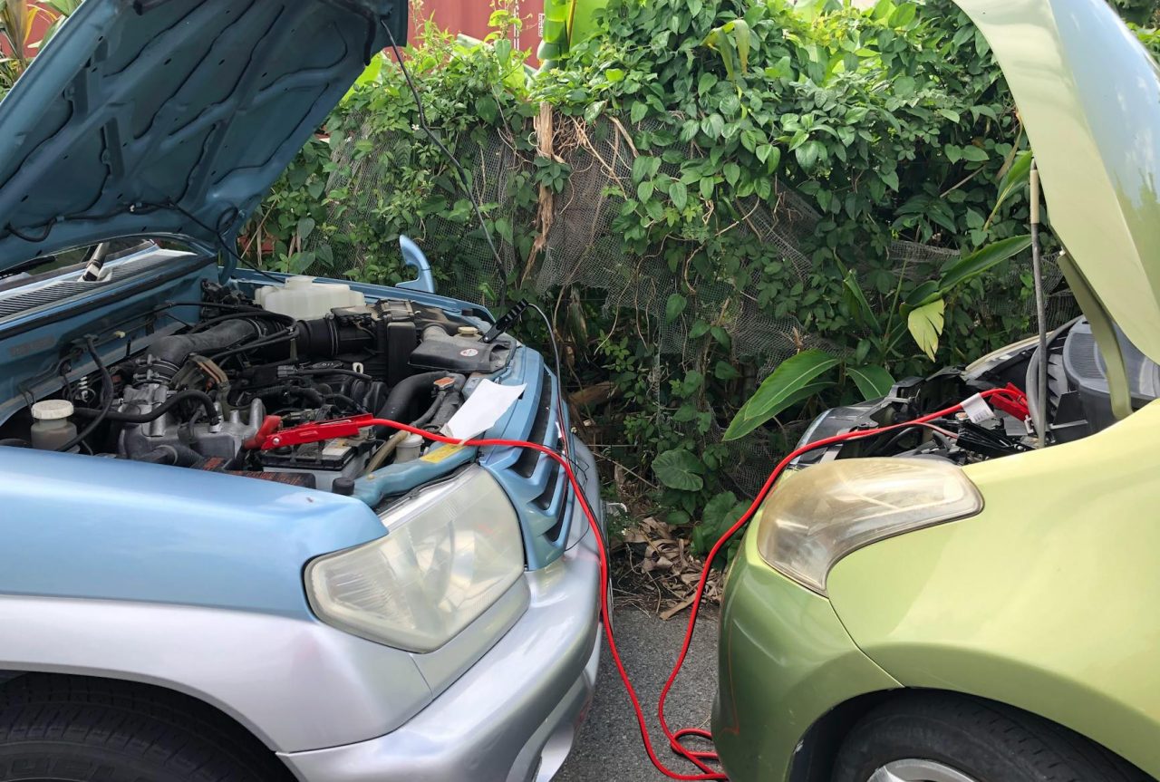 Interior of PARCS control panel with cables and modules.