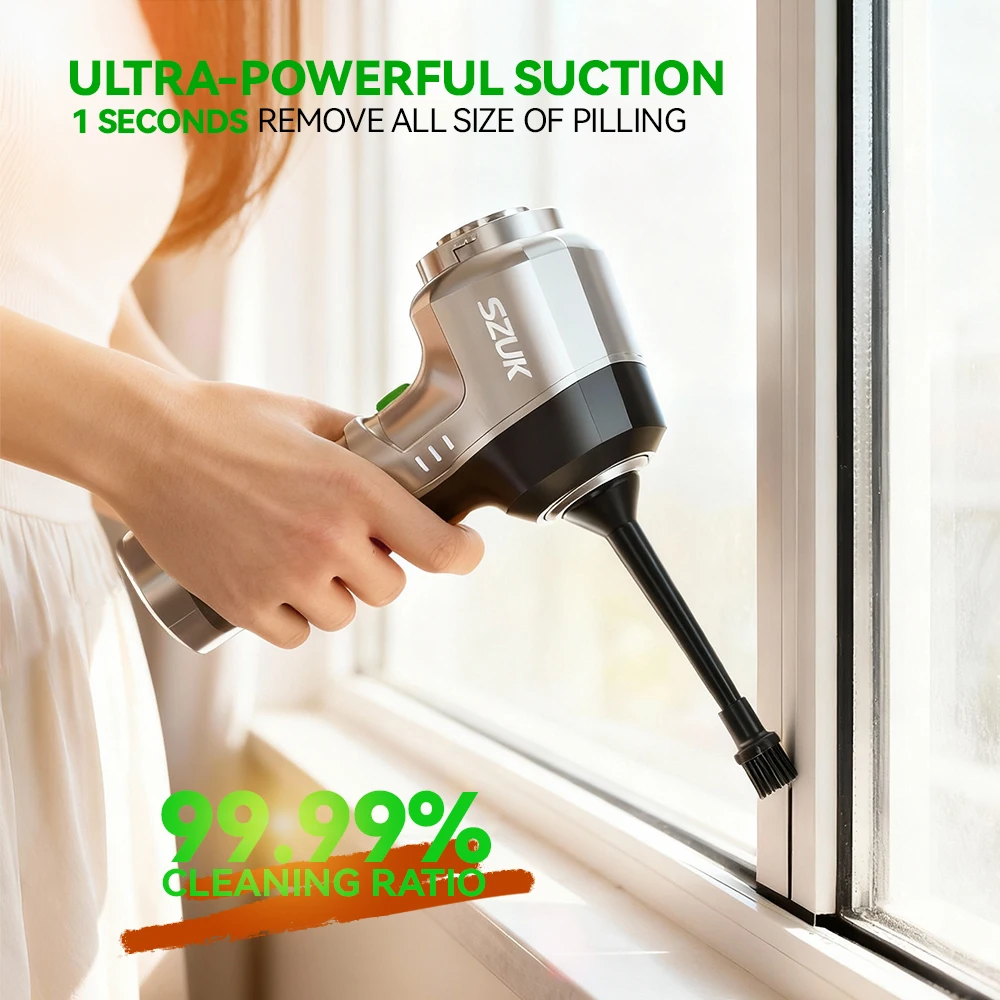 SZUK New C017Max Car Vacuum Cleaner Powerful Suction Wireless Cleaner Portable HandHeld Mini Vacuum Cleaner Cleaning Machine - Image 6