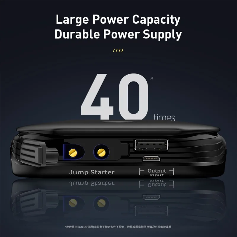 Baseus Car Battery Starter Battery Power Bank Portable Power Station 800A Car Charger Jump Start Auto Emergency Booster Device - Image 4