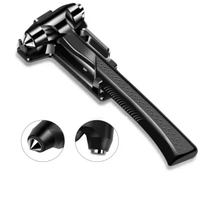 3 In 1 Emergency Safety Hammer Car Window Glass Breaker Seat Belt Cutter High Hardness Steel Rescue Tool Auto Accessories