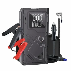 Multifunctional Air Pump Jump Starter with Air Compressor 3000A Peak/150PSI Battery Jump Starter Digital Tire Inflator