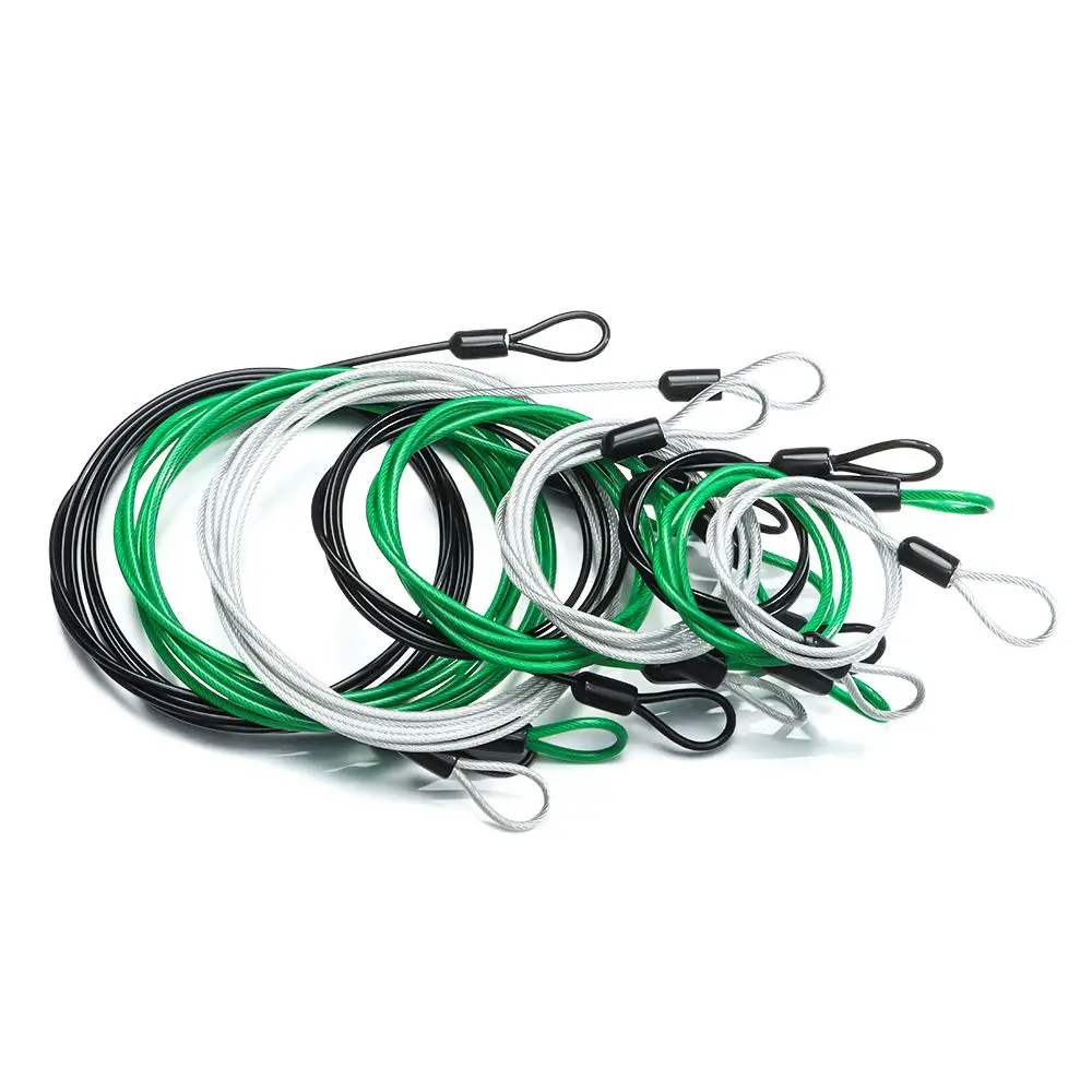 3 Colors Security Safety Rope Anti-theft Ropes Steel Cable Lock Cycling Strong Wire Bicycle Lock Wire Road Bike Lock - Image 3