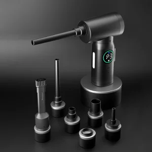 Portable 7500mAh Wireless Air Duster Dust Blowing Gun 2 in 1 Air Blower And Vacuum Cleaner Cordless Duster Blowers Car Cleaning