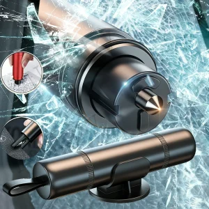 Aluminum Alloy Car Safety Rescue Hammer Automatic Seat Belt Cutter Window Breaker Emergency Rescue Tool