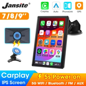 7/8/9'' Support Orientation & Portrait Car Mirror Radio Wireless Carplay Android Auto Multimedia Video Player Universal Screen