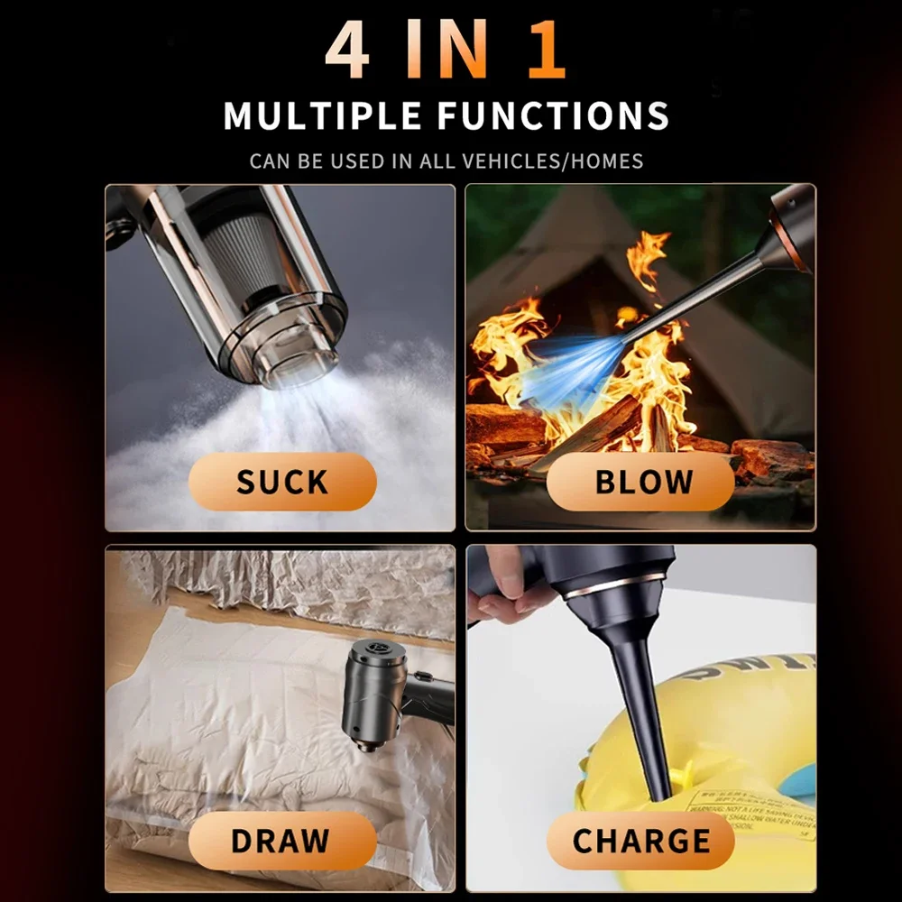 CENRR 895000PA Car Vacuum Cleaner Cordless Powerful Wireless Car Cleaner Cleaning Machine HandHeld Portable Car Vacuum Cleaner - Image 6