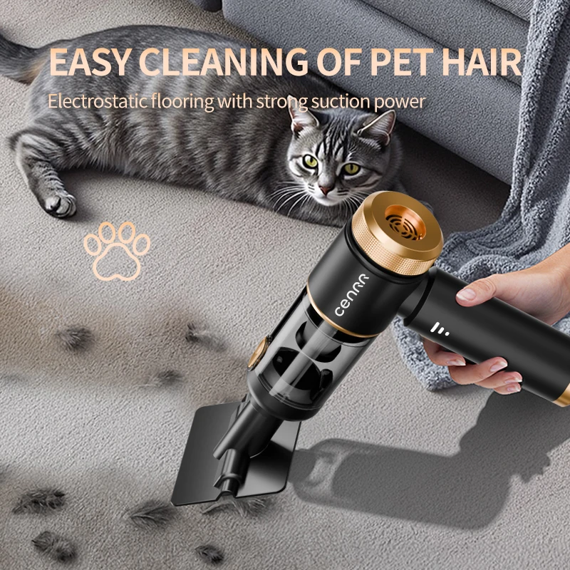 CENRR 998000PA Cordless New Portable Car Vacuum Cleaner Mini Powerful Vacuum Cleaner for Home Handheld Blower Car Cleaner - Image 3