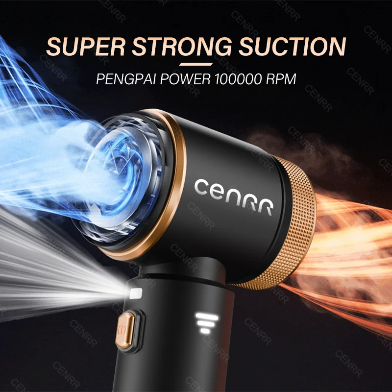 CENRR 998000PA Cordless New Portable Car Vacuum Cleaner Mini Powerful Vacuum Cleaner for Home Handheld Blower Car Cleaner - Image 4