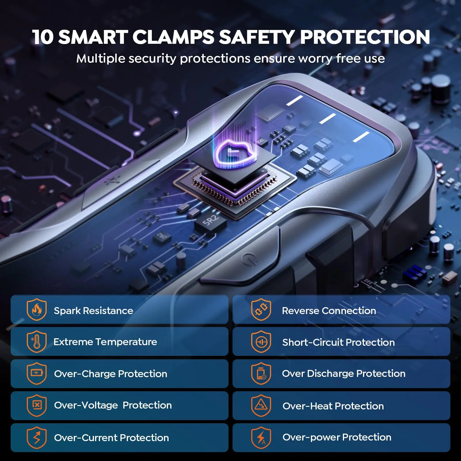 UTRAI 27000mAh Car Jump Starter Power Bank 6000A Car Booster Auto Emergency Starting Device Jump Start for Petrol Diesel - Image 6