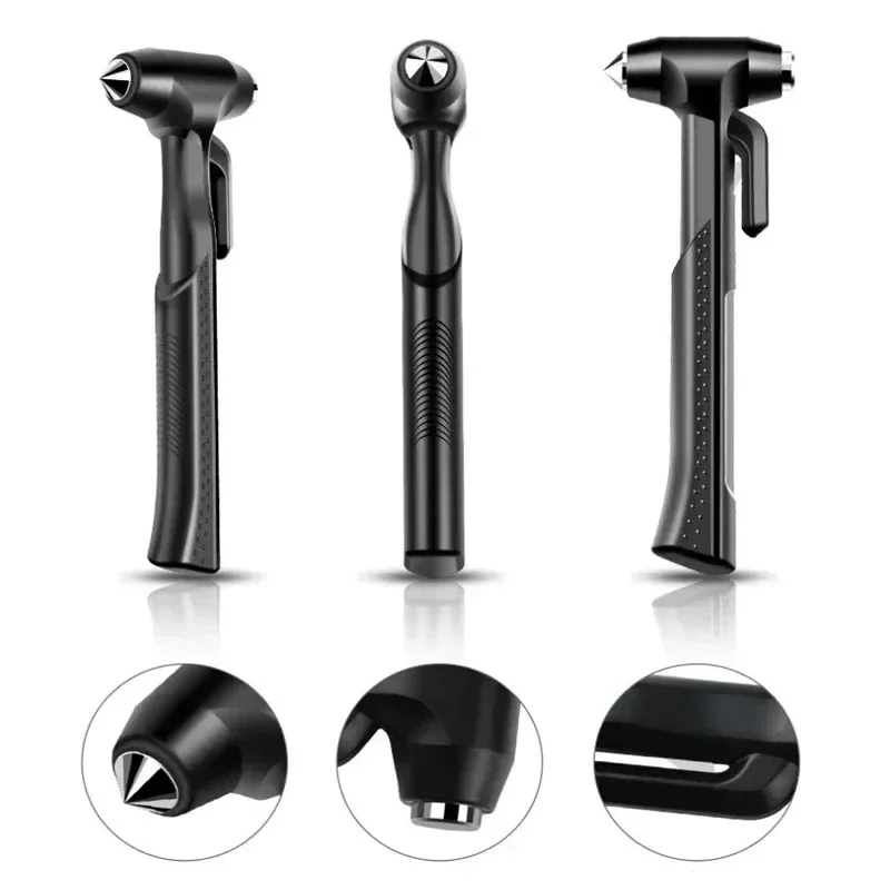 3 In 1 Emergency Safety Hammer Car Window Glass Breaker Seat Belt Cutter High Hardness Steel Rescue Tool Auto Accessories - Image 4