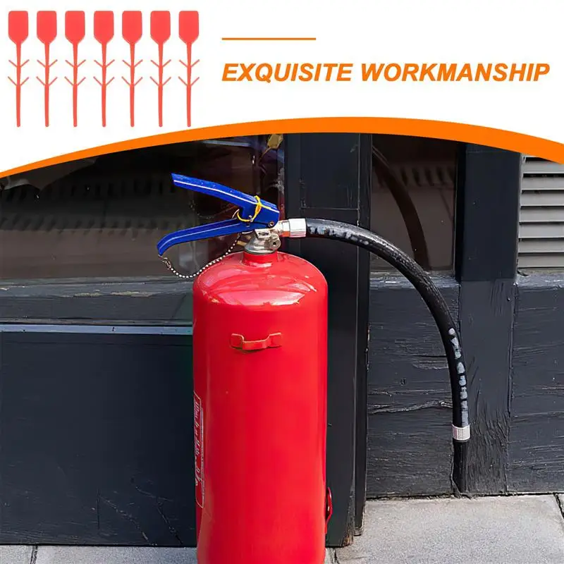 100Pcs Tamper Seal Fire Extinguisher Safety Lock Fire Lock Pin Plastic Seal Latch Security Seal for Tamper Supply Pull Pin Part - Image 5