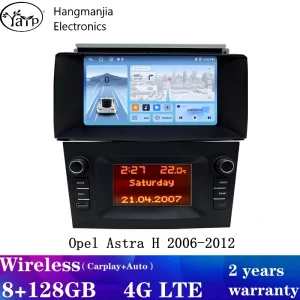 hangmanjia Android13 for Opel Vauxhal Astra H 2004 - 2014 Intelligent Systems Wireless CarPlay Android Auto Radio Car Multimedia
