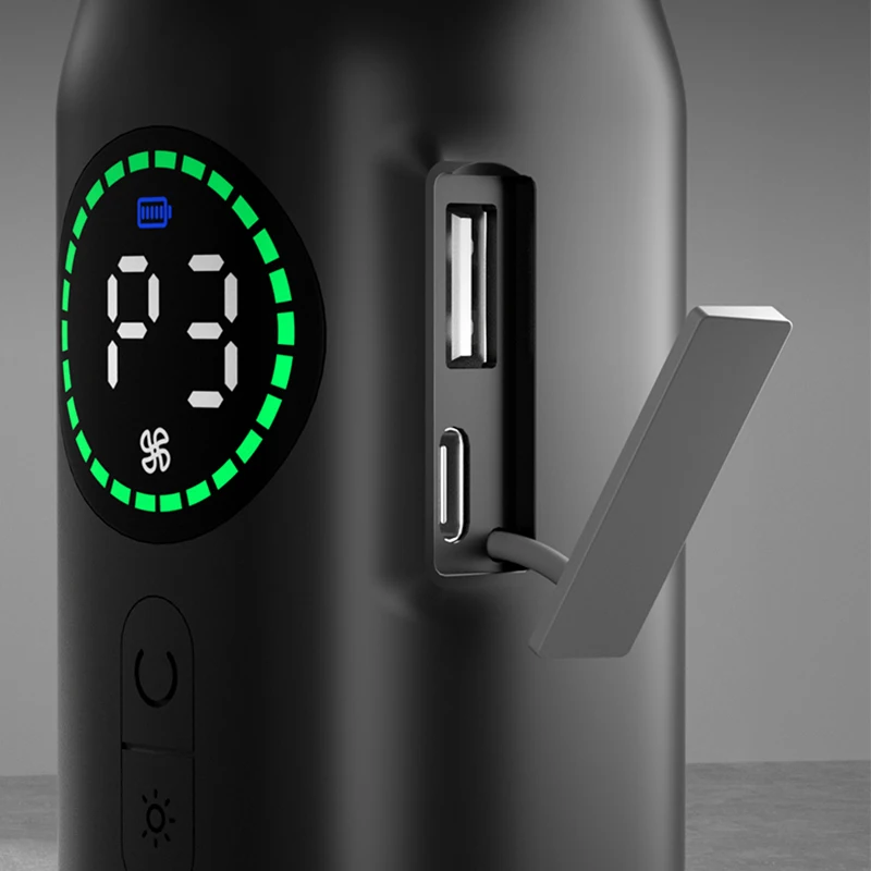 Portable 7500mAh Wireless Air Duster Dust Blowing Gun 2 in 1 Air Blower And Vacuum Cleaner Cordless Duster Blowers Car Cleaning - Image 5