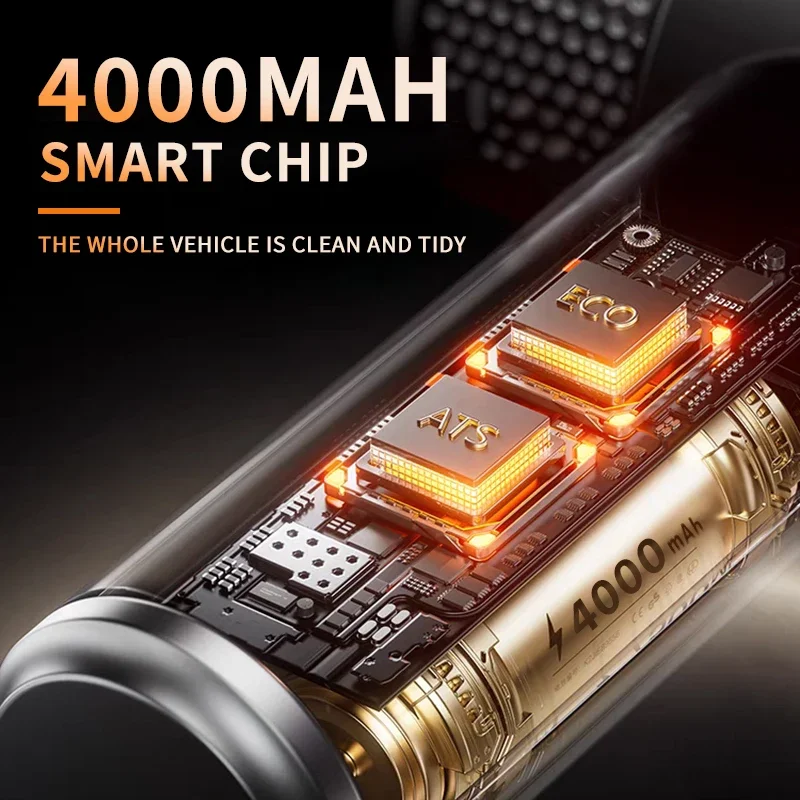 CENRR 895000PA Car Vacuum Cleaner Cordless Powerful Wireless Car Cleaner Cleaning Machine HandHeld Portable Car Vacuum Cleaner - Image 5