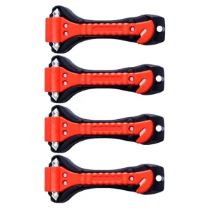 Vehicle Safety Hammer 1/2/4pcs Emergency Break Window Glass Easy Use For Car Window Survival Life Rescue Tools Escape Tools