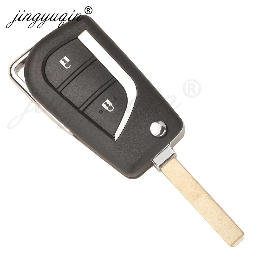 jingyuqin 433Mhz FSK H ID8A Chip Flip Remote Car key for 2018+ Toyota Corolla RAV4 Hice Wildlander 2/3B VA2 Auto Key Fob Control - Image 3
