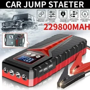 Car Jump Starter 8000A Battery Charger 298000mAh Emergency Power Bank Booster for 12V Gas and Diesel Vehicles