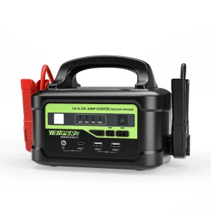 YESPER Car Jump Starter 6000A Peak, Portable 12V/24V Heavy Duty Truck Jumper Box, 58800mAh Battery Power Station