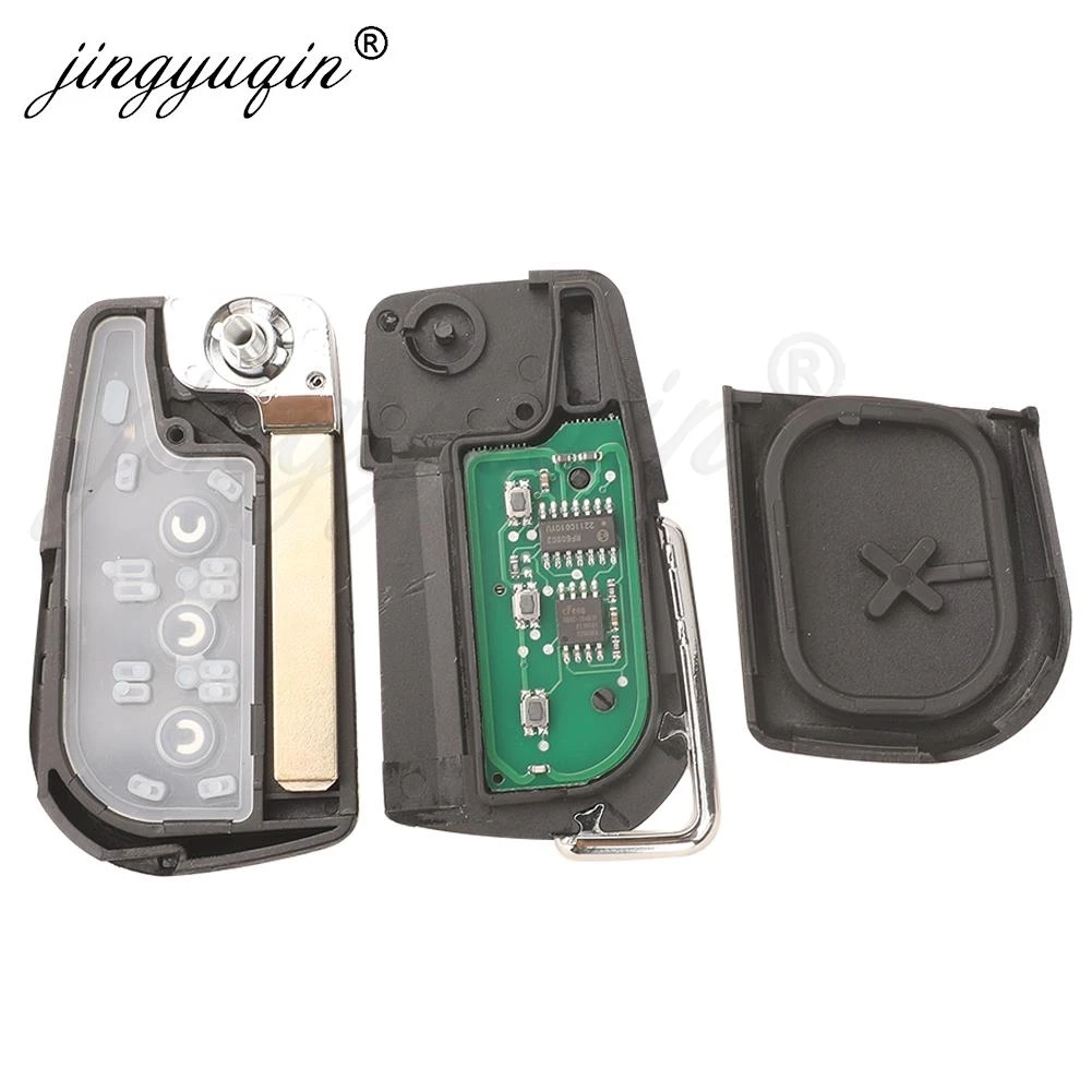 jingyuqin 433Mhz FSK H ID8A Chip Flip Remote Car key for 2018+ Toyota Corolla RAV4 Hice Wildlander 2/3B VA2 Auto Key Fob Control - Image 6