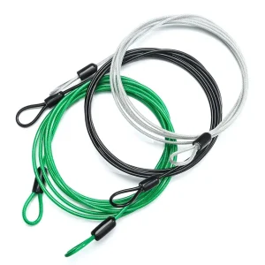 0.5/1/2Meters Security Safety Rope Anti-theft Ropes Cycling Strong Wire Bicycle Lock Wire Road Bike Lock Steel Cable Lock