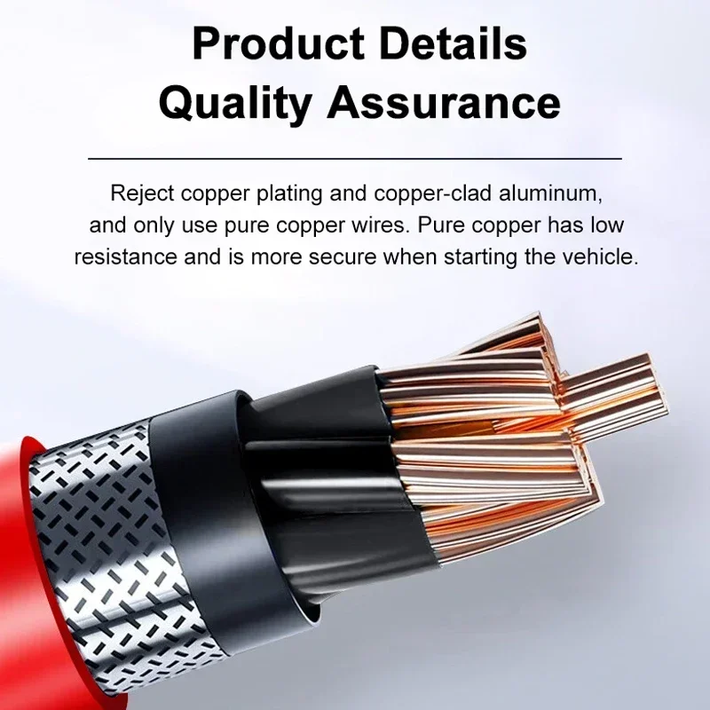 EAFC Car Jump Starter Power Bank Car Battery Starter 600A12V Auto Starting Device with LED Light For Auto Battery Booster Buster - Image 5