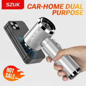 SZUK 8000PA Wireless Car Vacuum Cleaner Powerful Handheld Cleaning Machine Strong Suction Mini Portable Vacuum Cleaner for Car