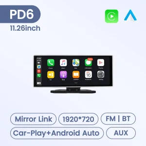 MEKEDE 11.26" Linux System Portable installation Car Multimedia Player Carplay Android Auto IPS Screen Support DSP FM radio AUX