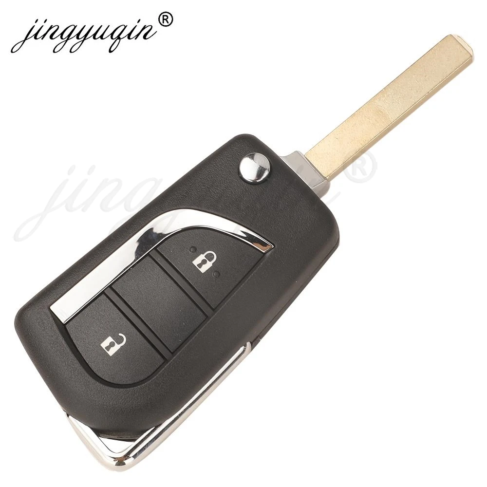 jingyuqin 433Mhz FSK H ID8A Chip Flip Remote Car key for 2018+ Toyota Corolla RAV4 Hice Wildlander 2/3B VA2 Auto Key Fob Control - Image 4