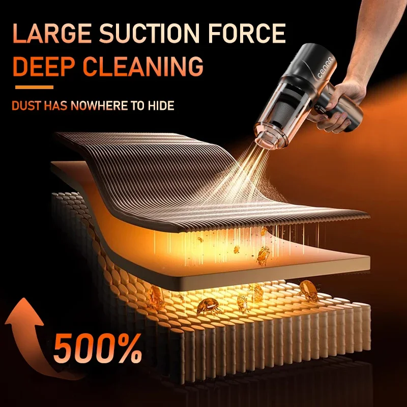 CENRR 895000PA Car Vacuum Cleaner Cordless Powerful Wireless Car Cleaner Cleaning Machine HandHeld Portable Car Vacuum Cleaner - Image 4