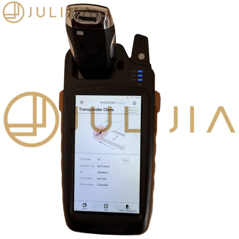 JULIJIA For Great Wall POER GWM Pao Poer Utility Haval UTE Cannon-X Pickup 47 Chip Keyless 4 Buttons 433Mhz Smart Remote Car Key - Image 5