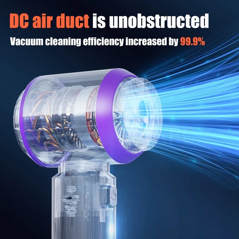 Portable Handheld Vacuum 30000Pa Cordless Car Vacuum Cleaner With Brushless Motor 4 In 1 For Keyboard, Home, Pet And Car - Image 5