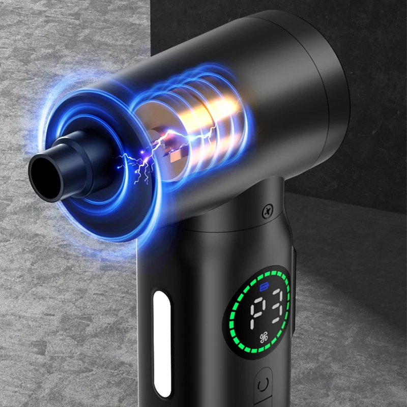 Portable 7500mAh Wireless Air Duster Dust Blowing Gun 2 in 1 Air Blower And Vacuum Cleaner Cordless Duster Blowers Car Cleaning - Image 3