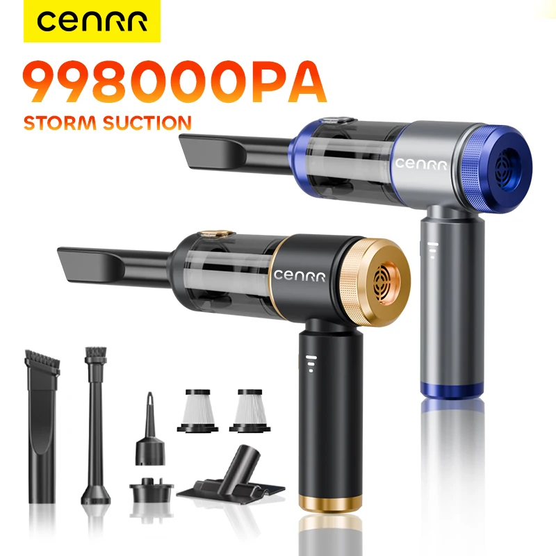 CENRR 998000PA Cordless New Portable Car Vacuum Cleaner Mini Powerful Vacuum Cleaner for Home Handheld Blower Car Cleaner