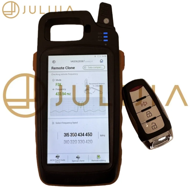 JULIJIA For Great Wall POER GWM Pao Poer Utility Haval UTE Cannon-X Pickup 47 Chip Keyless 4 Buttons 433Mhz Smart Remote Car Key - Image 4