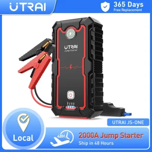 UTRAI Power Bank 2000A Jump Starter Portable Charger Car Booster 12V Auto Starting Device Emergency Car Battery Starter