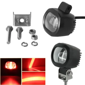 Forklift LED Red Line Truck Safety Light Bar Blue Danger Zone Warning Lamp Side Line Marker Lights 10V-24V 1pc