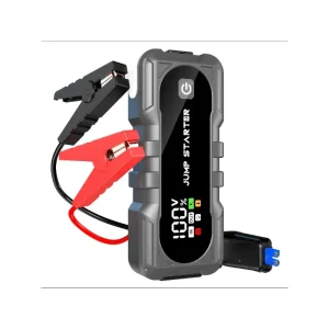 Portable Jump Starter Power Bank Fast Charging LED Light Car Battery Charger Truck & Motorcycle Peak Current 2500A