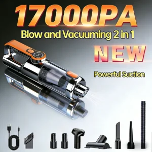 Car vacuum cleaner wireless one-button dust dump high-power portable vacuum cleaner large suction mini handheld vacuum cleaner