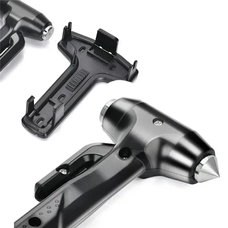 3 In 1 Emergency Safety Hammer Car Window Glass Breaker Seat Belt Cutter High Hardness Steel Rescue Tool Auto Accessories - Image 3