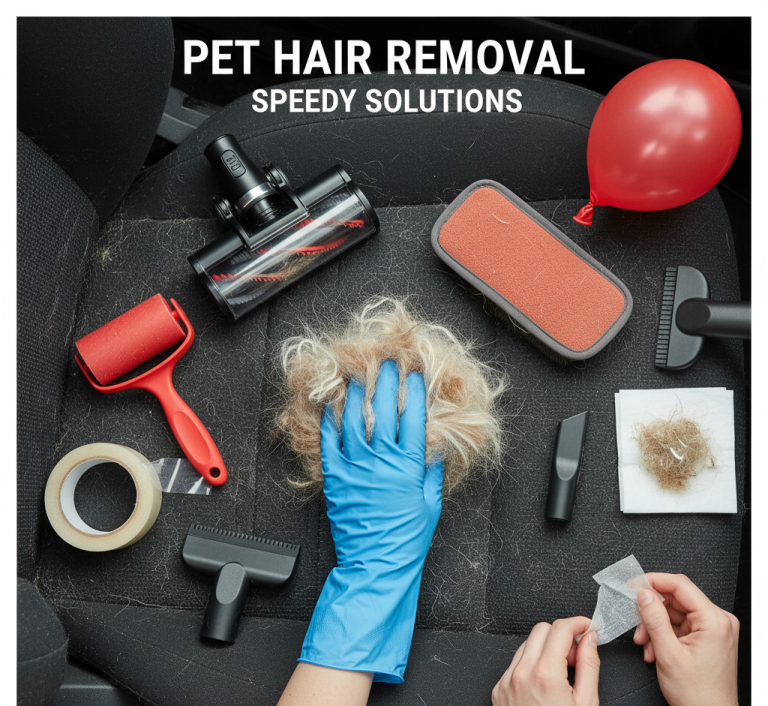How to Remove Pet Hair From Car Seats Faster?