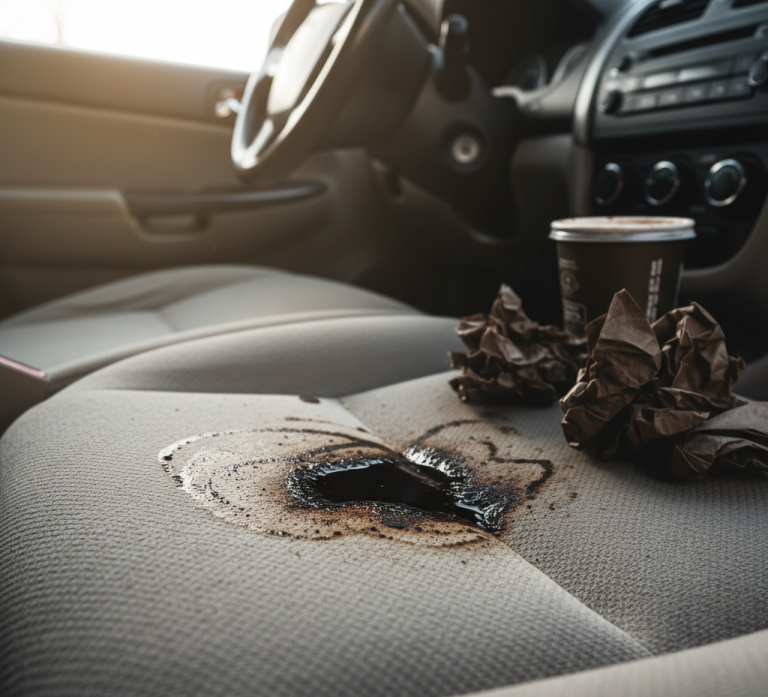 Why Won’t Coffee Stains Come Out of Car Seats?