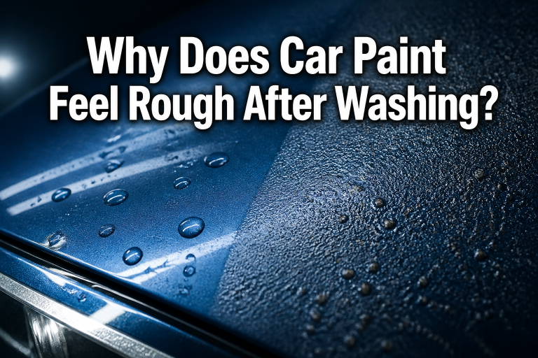 Why Does Car Paint Feel Rough After Washing?