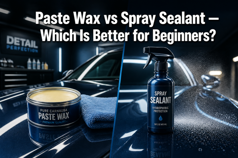 Paste Wax vs Spray Sealant — Which Is Better for Beginners?