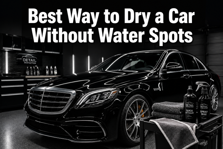 Best Way to Dry a Car Without Water Spots