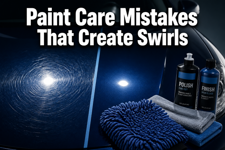 Paint Care Mistakes That Create Swirls and Permanent Damage