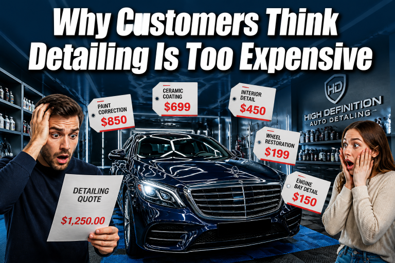 Why Customers Think Detailing Is Too Expensive?