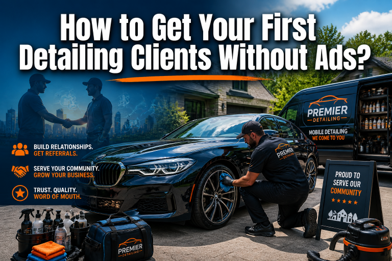 How to Get Your First Detailing Clients Without Ads?