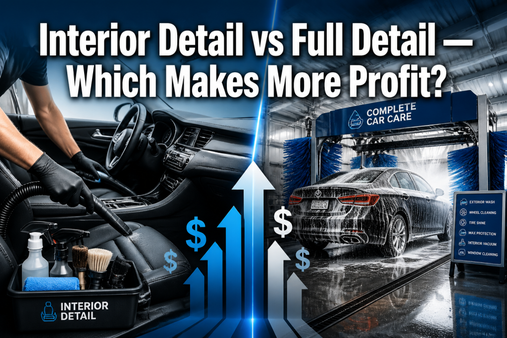 Interior Detail vs Full Detail — Which Makes More Profit?