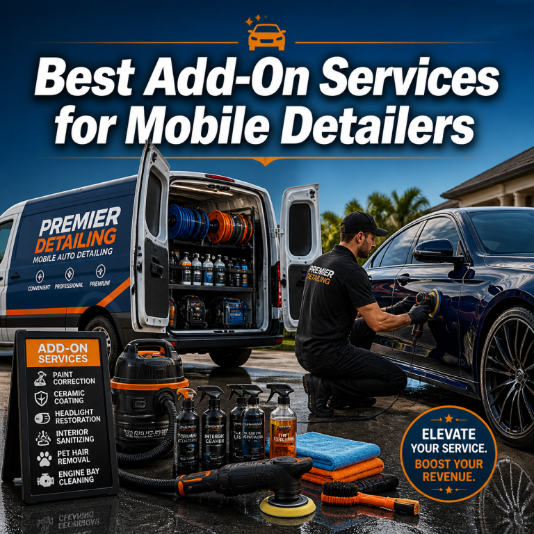 Best Add-On Services for Mobile Detailers
